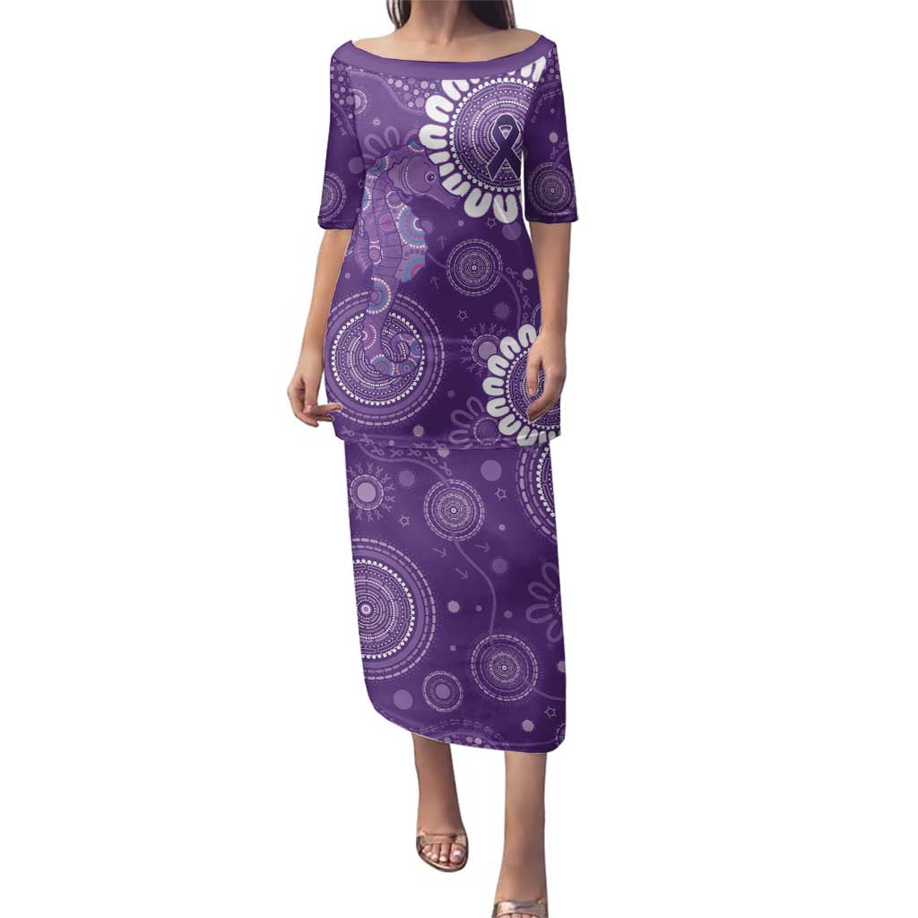 Sea Horse Australia Epilepsy Awareness Family Matching Puletasi and Hawaiian Shirt - Aussie Hoodie