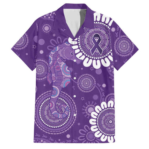 Sea Horse Australia Epilepsy Awareness Family Matching Summer Maxi Dress and Hawaiian Shirt - Aussie Hoodie