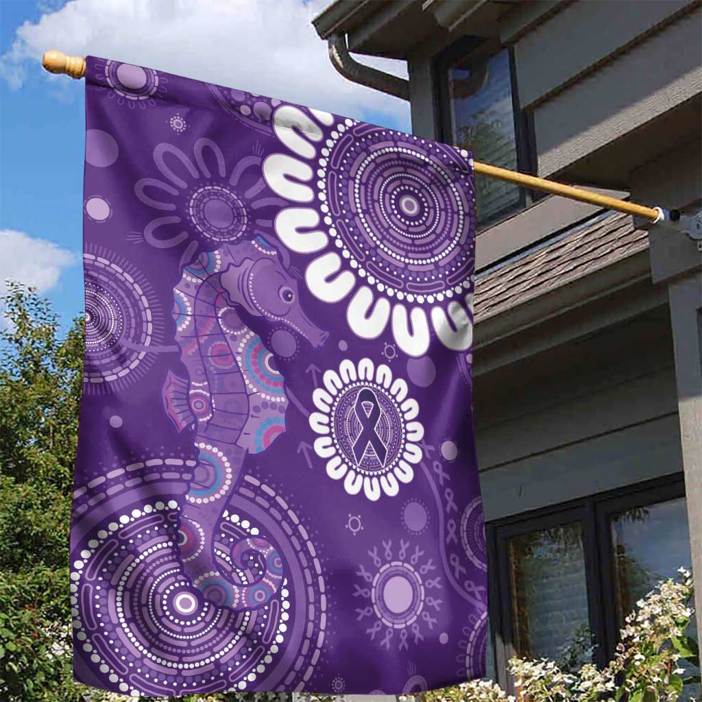 Sea Horse Australia Epilepsy Awareness Garden Flag - Aussie Hoodie
