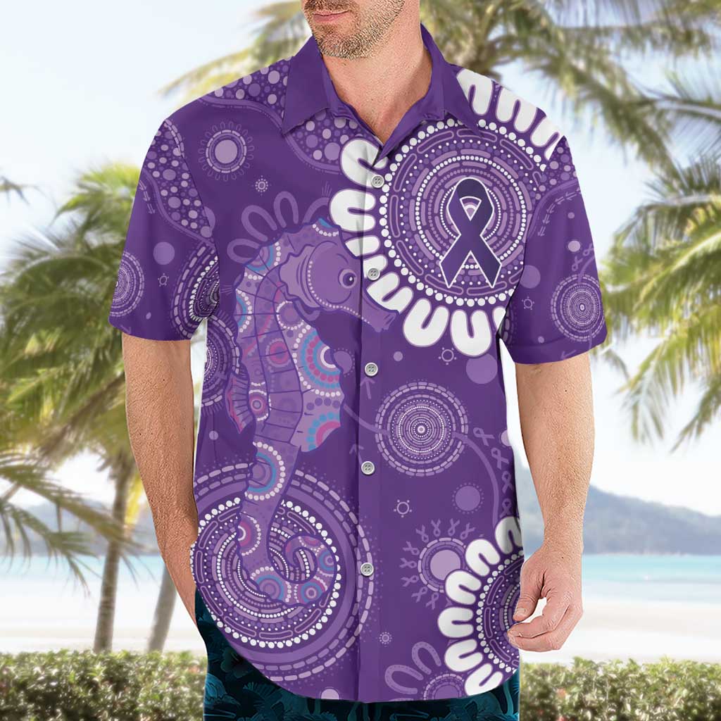 Sea Horse Australia Epilepsy Awareness Hawaiian Shirt - Aussie Hoodie