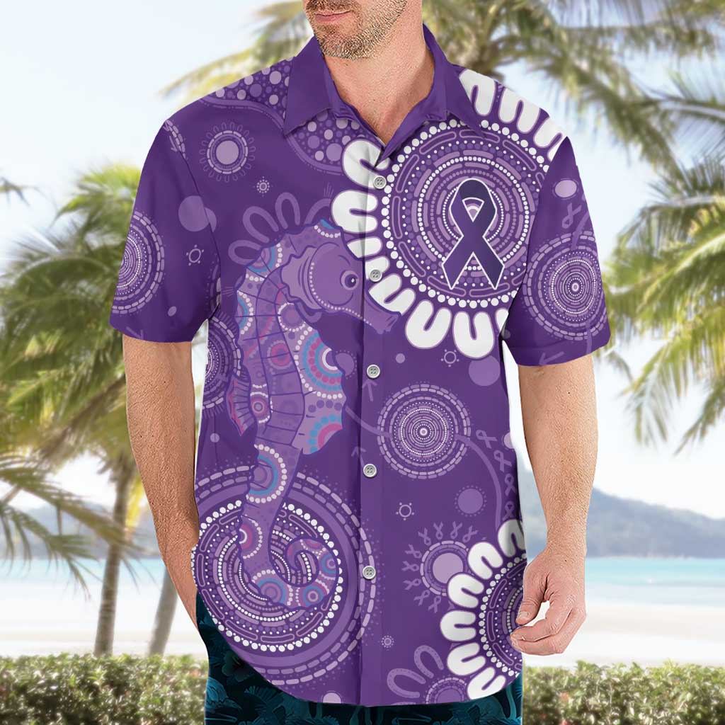 Sea Horse Australia Epilepsy Awareness Hawaiian Shirt - Aussie Hoodie