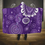 Sea Horse Australia Epilepsy Awareness Hooded Blanket - Aussie Hoodie