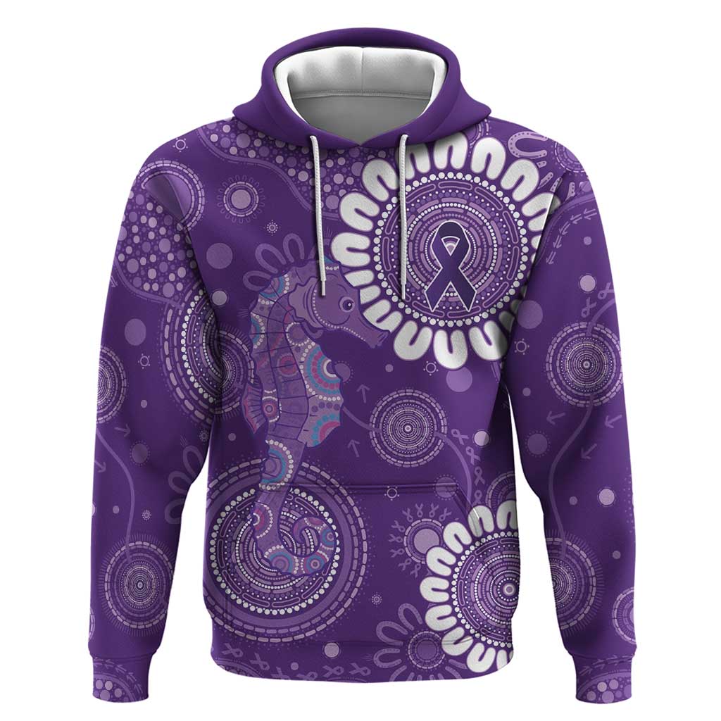 Sea Horse Australia Epilepsy Awareness Hoodie - Aussie Hoodie