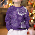 Sea Horse Australia Epilepsy Awareness Kid Ugly Christmas Sweater - Aussie Hoodie