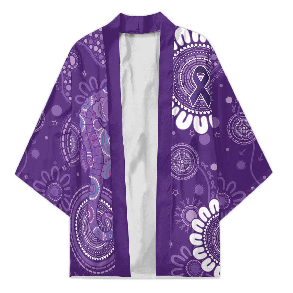 Sea Horse Australia Epilepsy Awareness Kimono - Aussie Hoodie