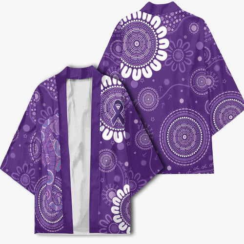 Sea Horse Australia Epilepsy Awareness Kimono - Aussie Hoodie