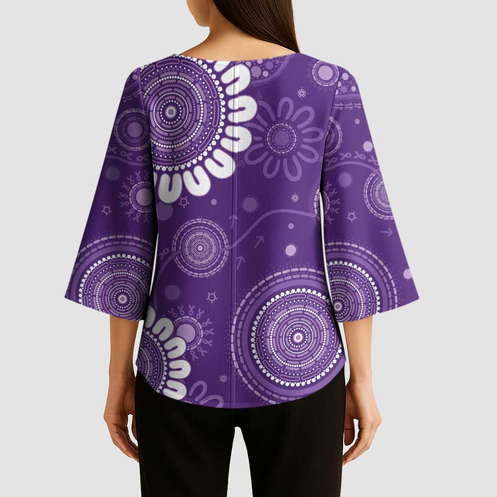 Sea Horse Australia Epilepsy Awareness Kimono Sleeve Blouse - Aussie Hoodie