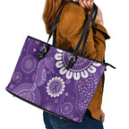 Sea Horse Australia Epilepsy Awareness Leather Tote Bag - Aussie Hoodie