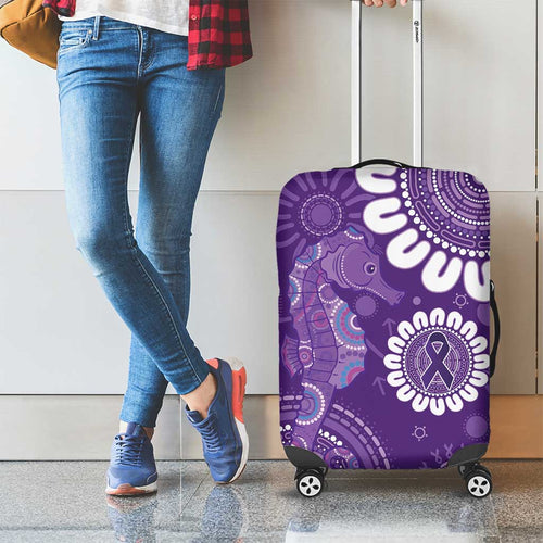 Sea Horse Australia Epilepsy Awareness Luggage Cover - Aussie Hoodie