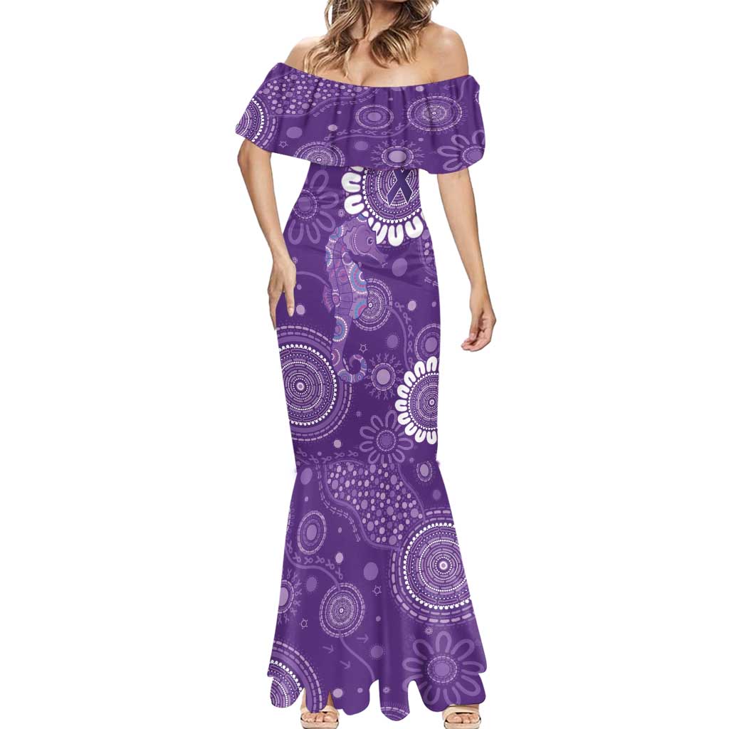 Sea Horse Australia Epilepsy Awareness Mermaid Dress - Aussie Hoodie