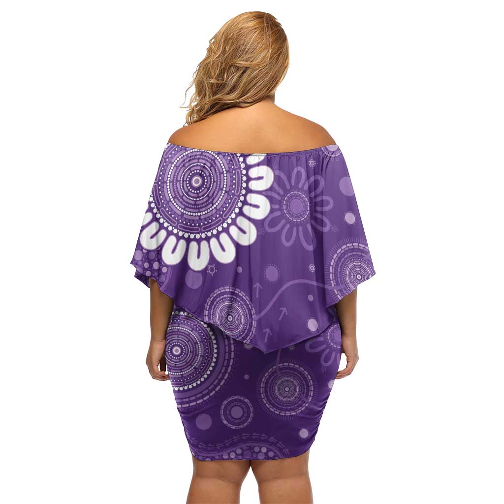 Sea Horse Australia Epilepsy Awareness Off Shoulder Short Dress - Aussie Hoodie