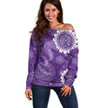 Sea Horse Australia Epilepsy Awareness Off Shoulder Sweater - Aussie Hoodie