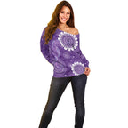 Sea Horse Australia Epilepsy Awareness Off Shoulder Sweater - Aussie Hoodie