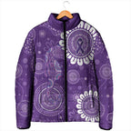 Sea Horse Australia Epilepsy Awareness Padded Jacket - Aussie Hoodie