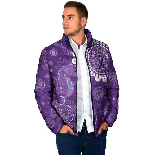 Sea Horse Australia Epilepsy Awareness Padded Jacket - Aussie Hoodie