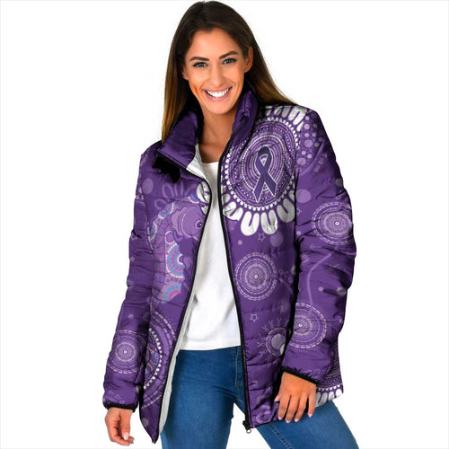Sea Horse Australia Epilepsy Awareness Padded Jacket - Aussie Hoodie