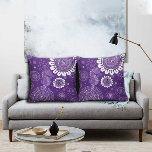 Sea Horse Australia Epilepsy Awareness Pillow Cover - Aussie Hoodie