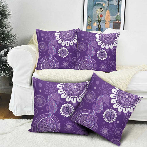 Sea Horse Australia Epilepsy Awareness Pillow Cover - Aussie Hoodie
