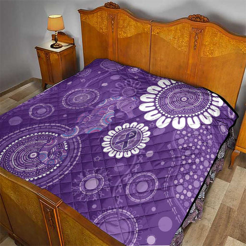Sea Horse Australia Epilepsy Awareness Quilt - Aussie Hoodie