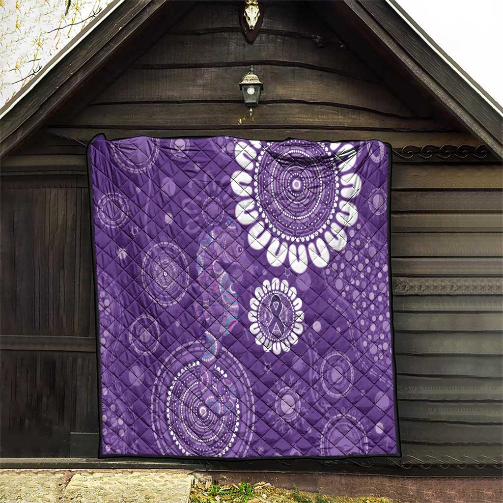 Sea Horse Australia Epilepsy Awareness Quilt - Aussie Hoodie