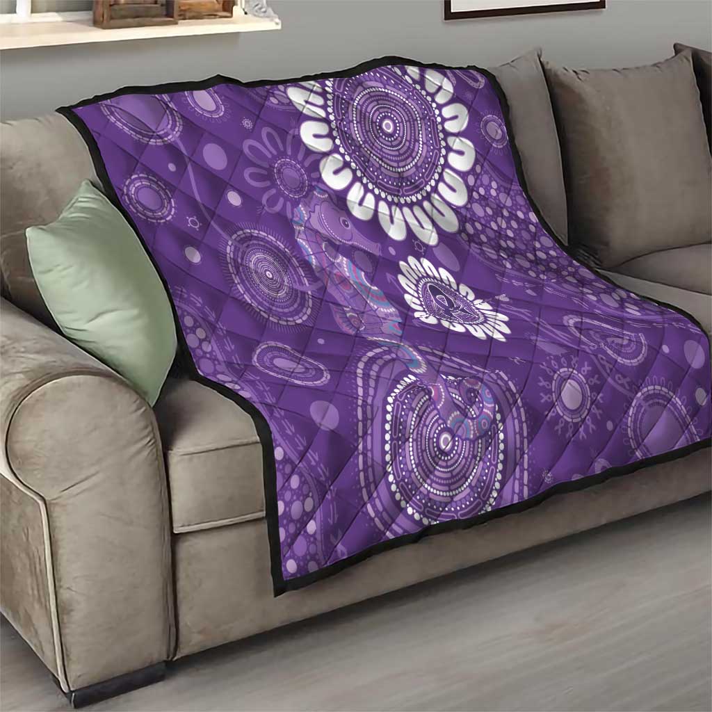 Sea Horse Australia Epilepsy Awareness Quilt - Aussie Hoodie