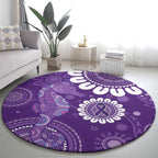 Sea Horse Australia Epilepsy Awareness Round Carpet - Aussie Hoodie