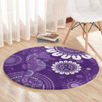 Sea Horse Australia Epilepsy Awareness Round Carpet - Aussie Hoodie