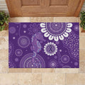 Sea Horse Australia Epilepsy Awareness Rubber Doormat - Aussie Hoodie