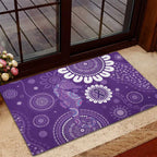 Sea Horse Australia Epilepsy Awareness Rubber Doormat - Aussie Hoodie