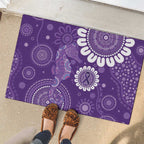 Sea Horse Australia Epilepsy Awareness Rubber Doormat - Aussie Hoodie