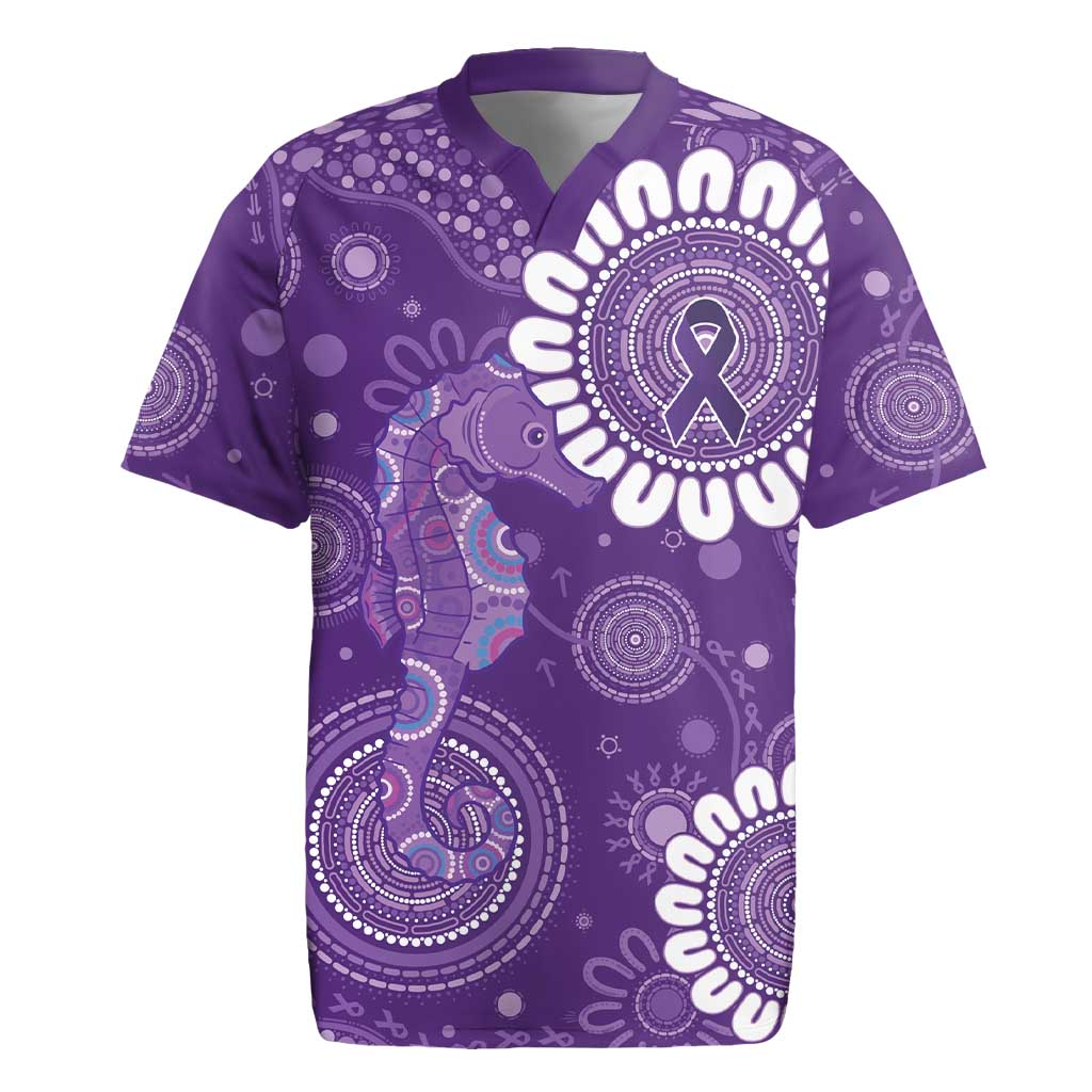 Sea Horse Australia Epilepsy Awareness Rugby Jersey - Aussie Hoodie