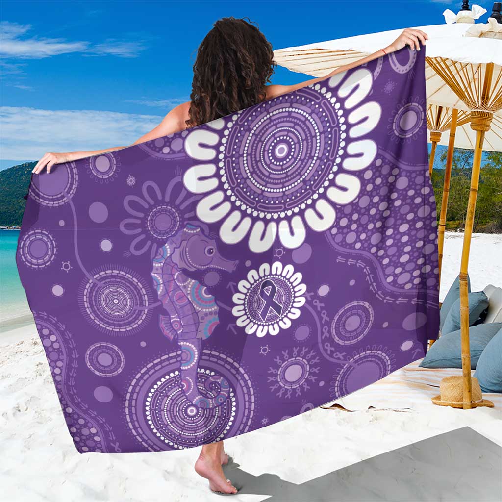 Sea Horse Australia Epilepsy Awareness Sarong - Aussie Hoodie