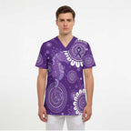 Sea Horse Australia Epilepsy Awareness Scrub Top - Aussie Hoodie