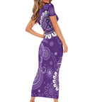 Sea Horse Australia Epilepsy Awareness Short Sleeve Bodycon Dress - Aussie Hoodie