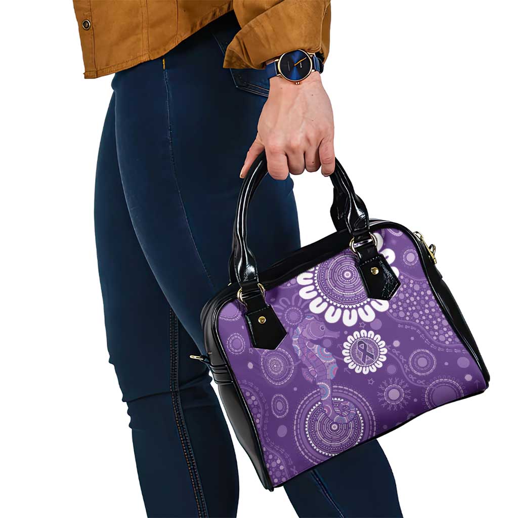 Sea Horse Australia Epilepsy Awareness Shoulder Handbag - Aussie Hoodie