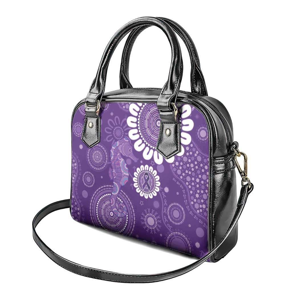 Sea Horse Australia Epilepsy Awareness Shoulder Handbag - Aussie Hoodie