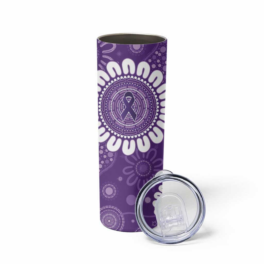 Sea Horse Australia Epilepsy Awareness Skinny Tumbler - Aussie Hoodie