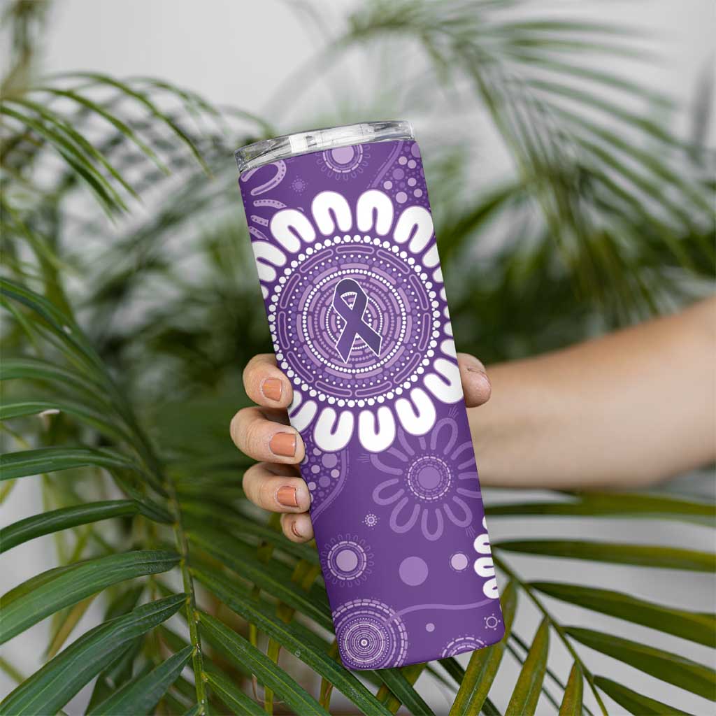 Sea Horse Australia Epilepsy Awareness Skinny Tumbler - Aussie Hoodie
