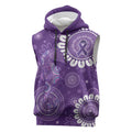 Sea Horse Australia Epilepsy Awareness Sleeveless Hoodie - Aussie Hoodie