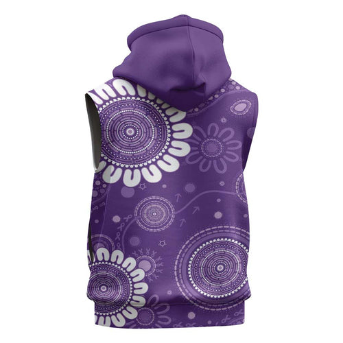 Sea Horse Australia Epilepsy Awareness Sleeveless Hoodie - Aussie Hoodie