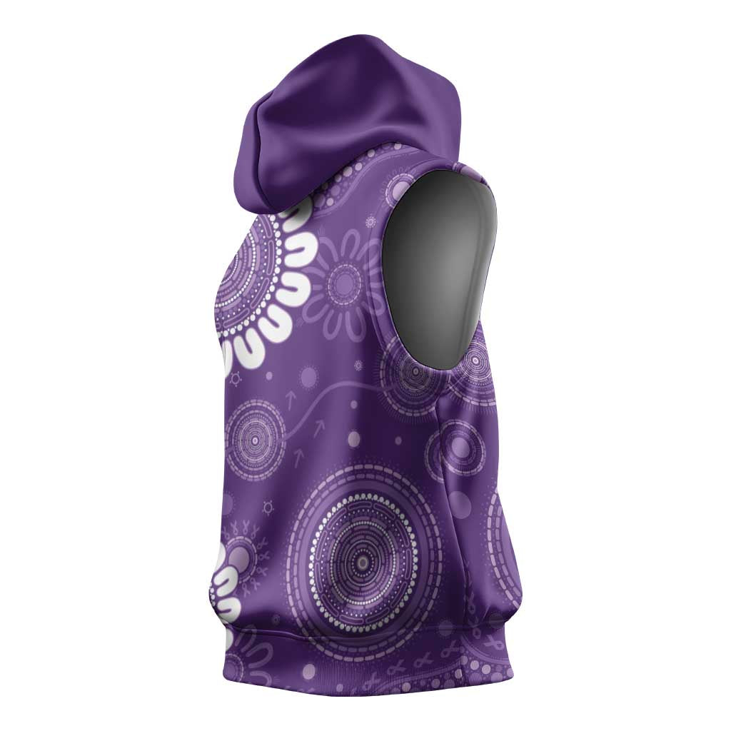 Sea Horse Australia Epilepsy Awareness Sleeveless Hoodie - Aussie Hoodie