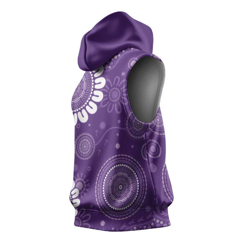 Sea Horse Australia Epilepsy Awareness Sleeveless Hoodie - Aussie Hoodie
