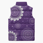 Sea Horse Australia Epilepsy Awareness Sleeveless Puffer Jacket - Aussie Hoodie