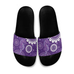 Sea Horse Australia Epilepsy Awareness Slide Sandals - Aussie Hoodie