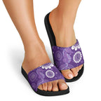Sea Horse Australia Epilepsy Awareness Slide Sandals - Aussie Hoodie