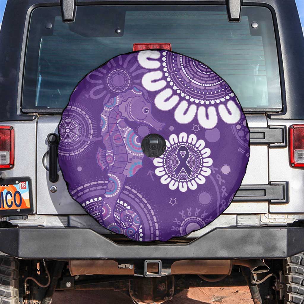 Sea Horse Australia Epilepsy Awareness Spare Tire Cover - Aussie Hoodie