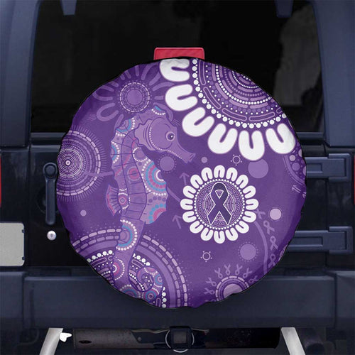 Sea Horse Australia Epilepsy Awareness Spare Tire Cover - Aussie Hoodie