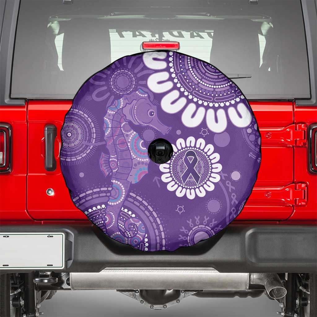 Sea Horse Australia Epilepsy Awareness Spare Tire Cover - Aussie Hoodie