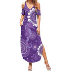 Sea Horse Australia Epilepsy Awareness Summer Maxi Dress - Aussie Hoodie