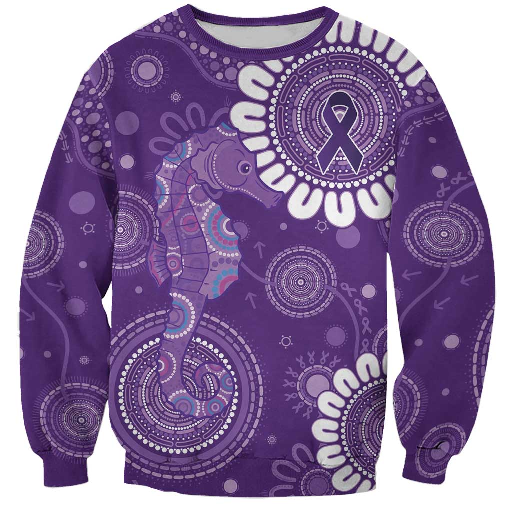 Sea Horse Australia Epilepsy Awareness Sweatshirt - Aussie Hoodie